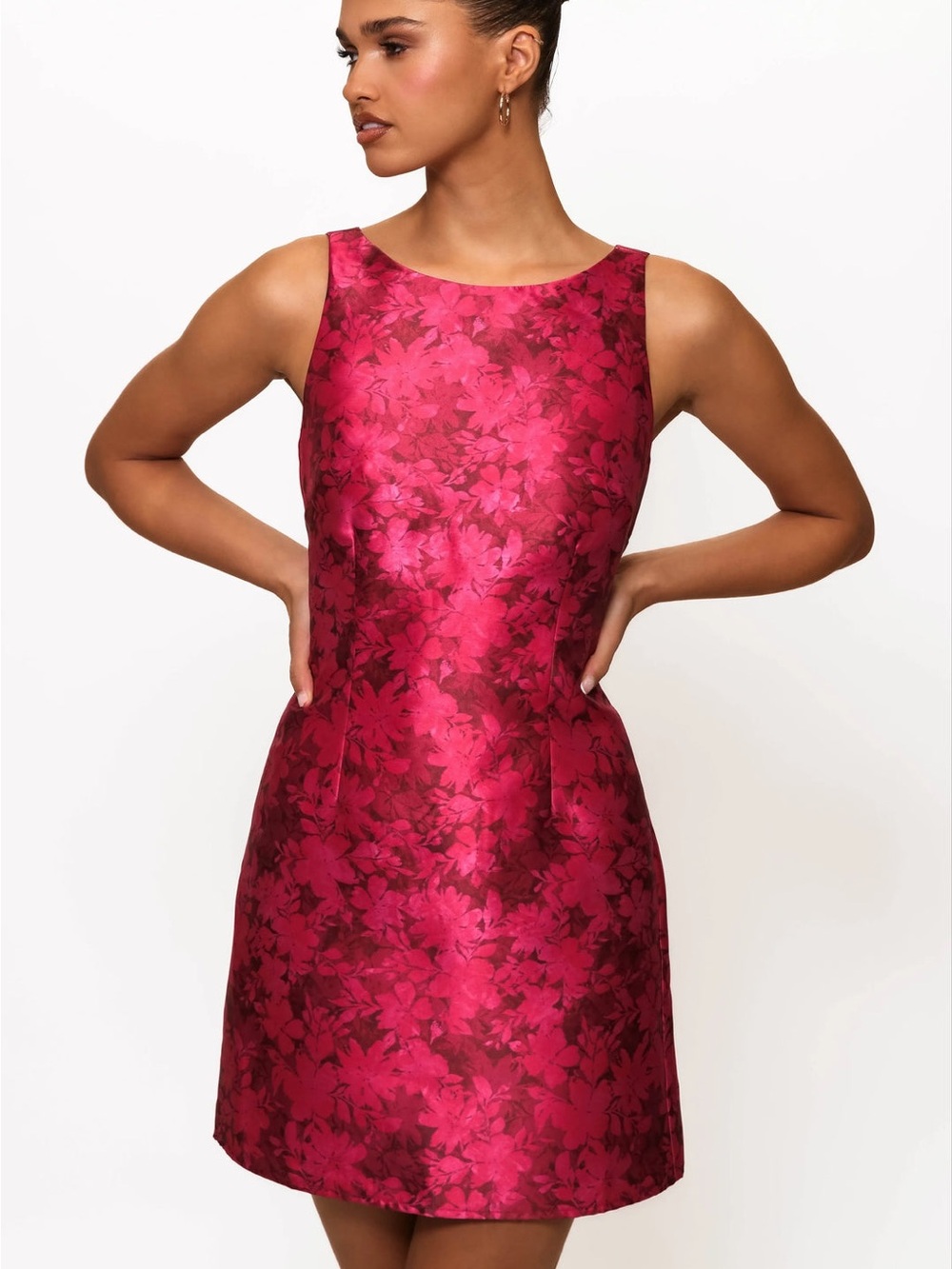 Hutch Ren Floral Mini Dress Size L NWT
